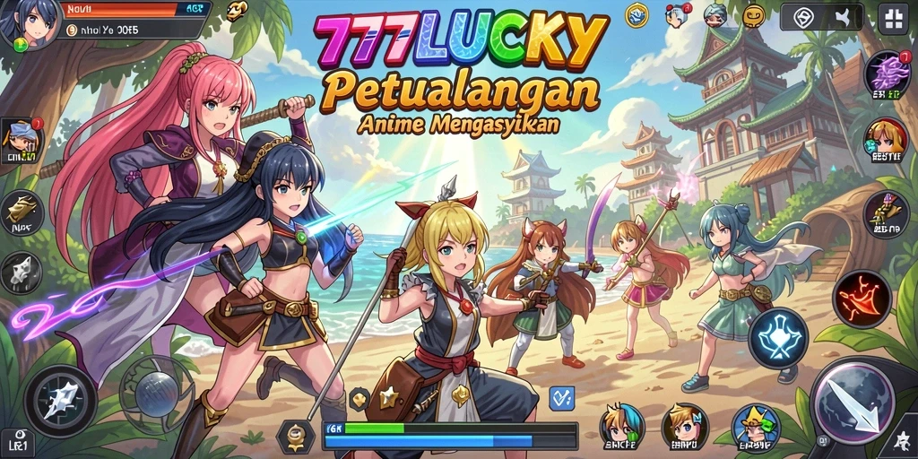 Tampilan gameplay <strong>777LUCKY</strong> yang penuh warna dan dinamis.