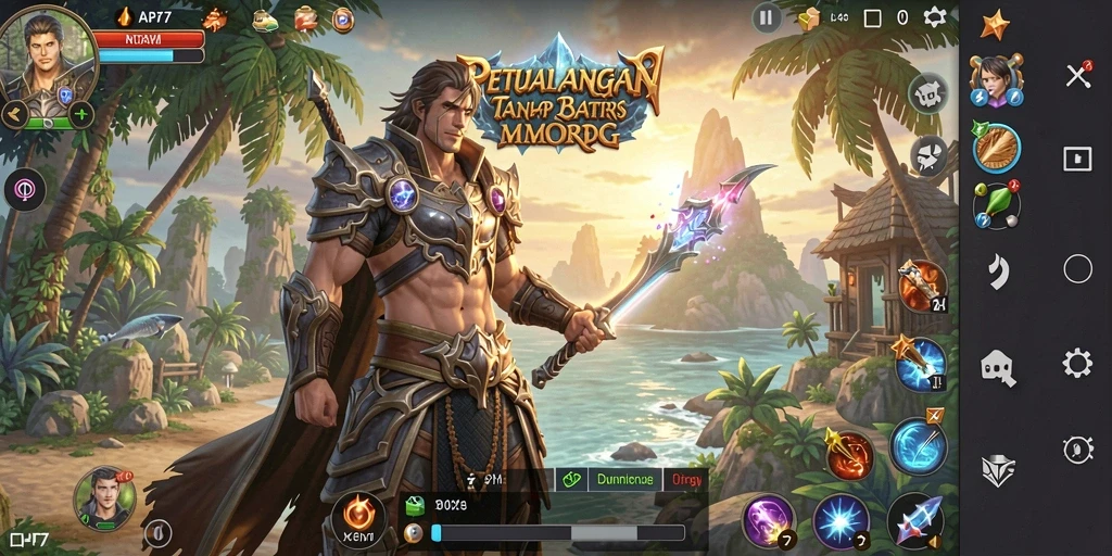 Tampilan gameplay API77 yang epik dan mendebarkan.