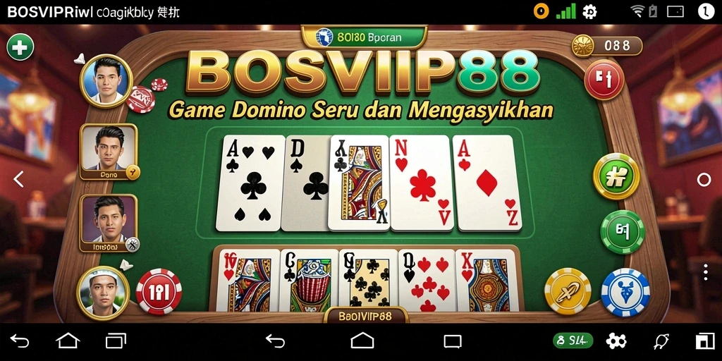 Tampilan gameplay seru dan menantang dari BOSVIP88.