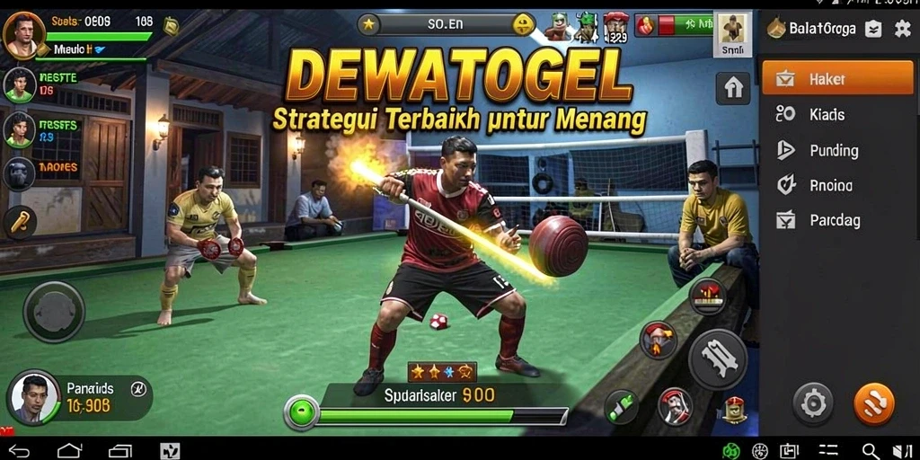 Tampilan screenshot DEWATOGEL menampilkan momen intens dalam strategi permainan.