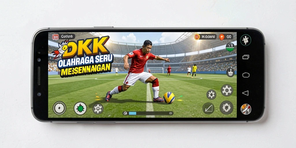 Gameplay DKK yang penuh aksi dan seru di dunia olahraga.