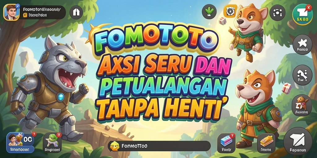 Gameplay seru dalam FOMOTOTO dengan aksi yang mendebarkan.