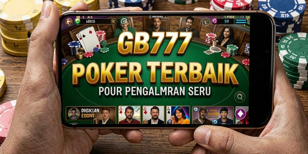 Screenshot gameplay GB777 menampilkan suasana permainan Poker yang mendebarkan.