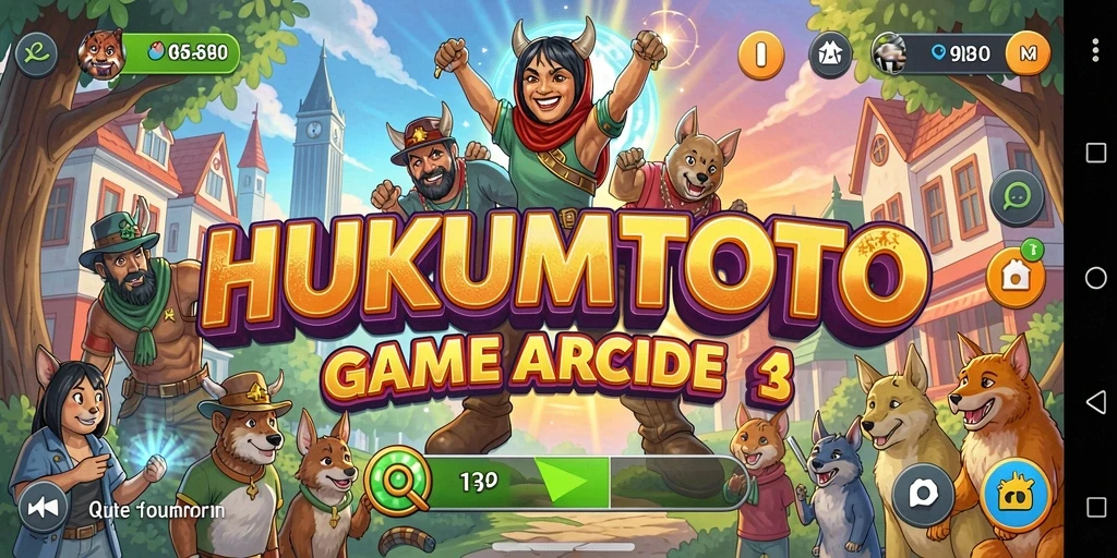 Tampilan gameplay seru HUKUMTOTO yang penuh tantangan dan keseruan.