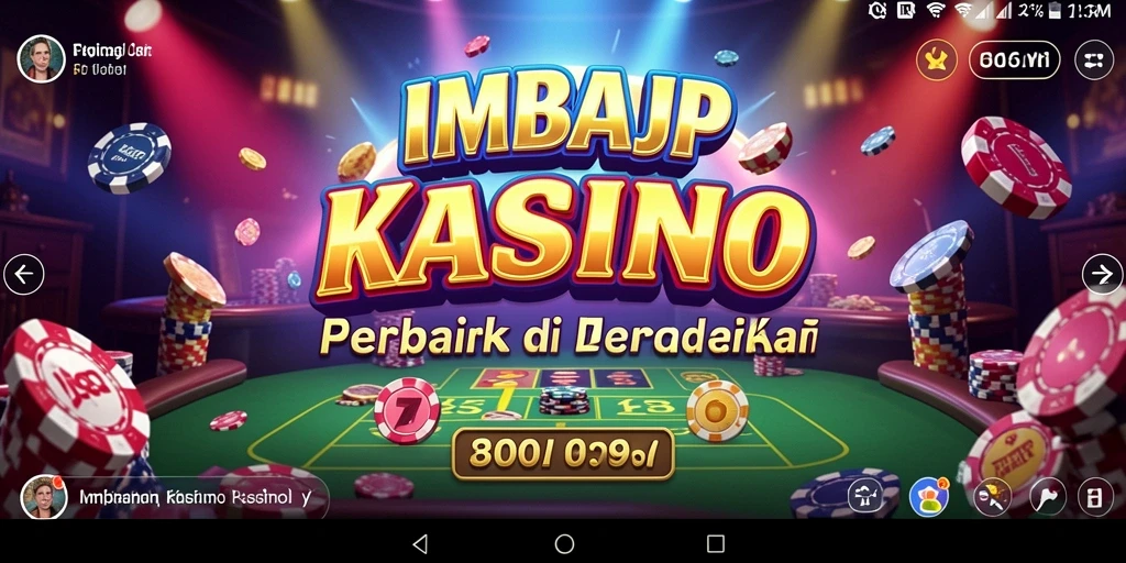 Tampilan screenshot utama IMBAJP menunjukkan keseruan gameplay Kasino.