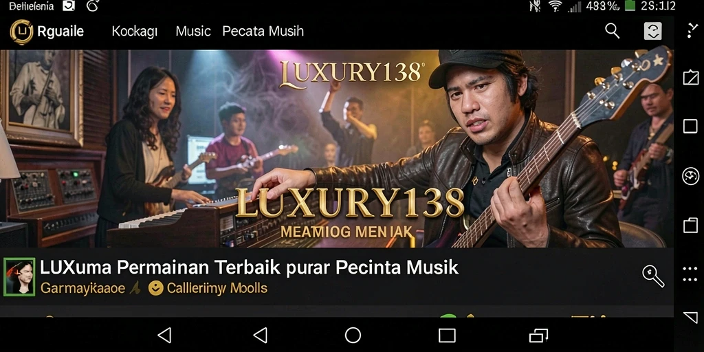 Tangkapan layar dari gameplay LUXURY138 menampilkan momen seru saat bermain musik.