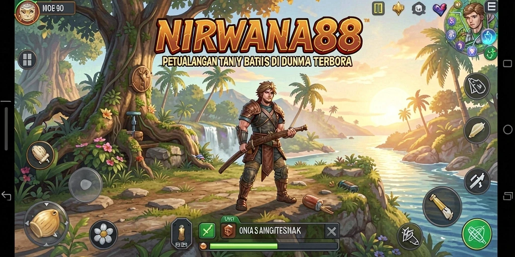 Tampilan gameplay yang menarik di dunia terbuka NIRWANA88.