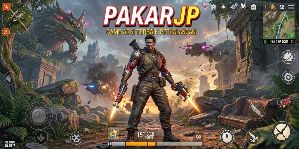 Tampilan gameplay PAKARJP yang mendebarkan dan penuh aksi.