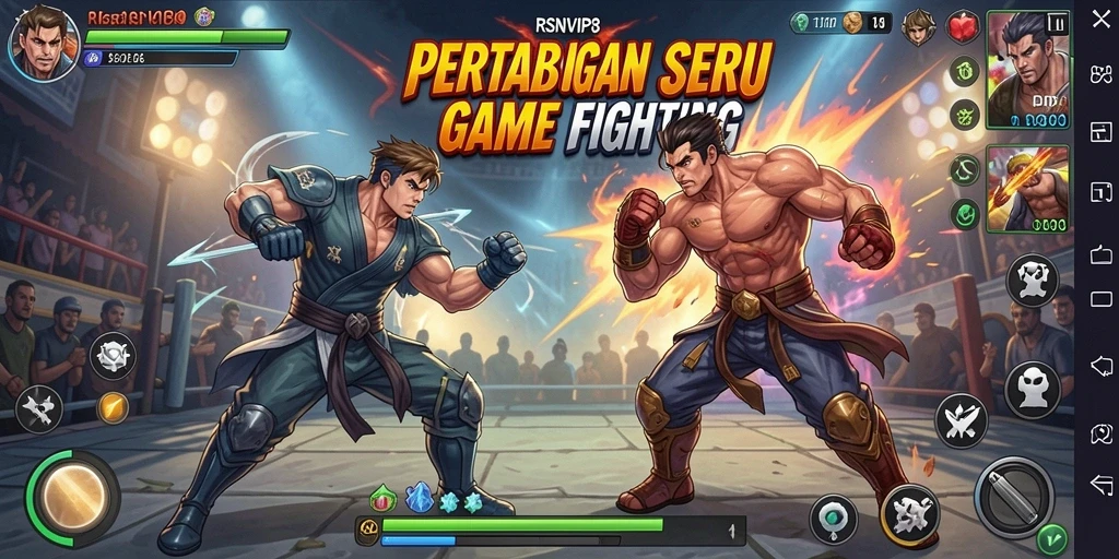 Tampilan gameplay RSNVIP8 yang seru dan mendebarkan dalam pertarungan.