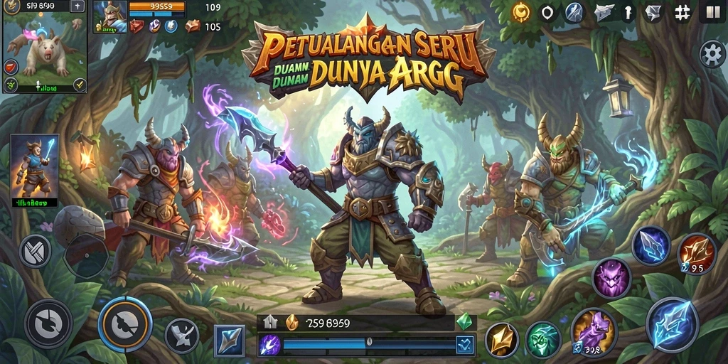 Tampilan gameplay S9S9 yang seru dan menantang dalam dunia ARPG.