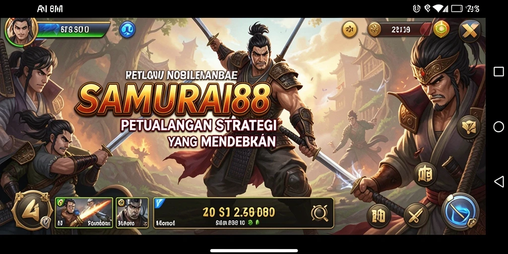 Screenshot gameplay SAMURAI88 yang menampilkan aksi strategi yang mendebarkan.