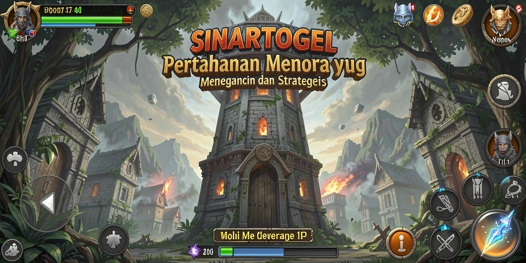 Gameplay menegangkan dalam SINARTOGEL yang menawarkan strategi Tower Defense.