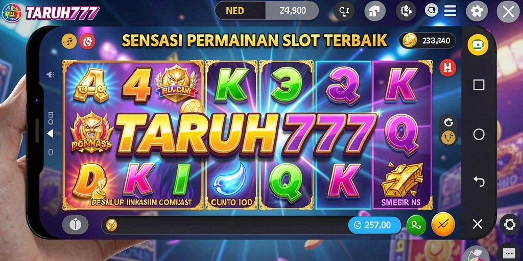 Screenshot menunjukkan gameplay slot yang seru dan interaktif.