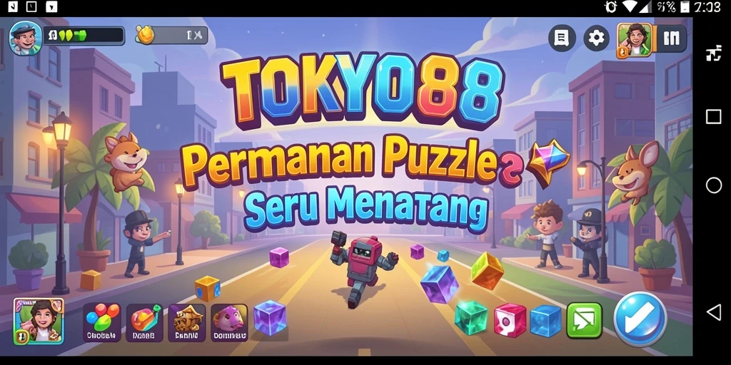 Screenshot TOKYO88 menampilkan gameplay Puzzle yang menarik dan menantang.