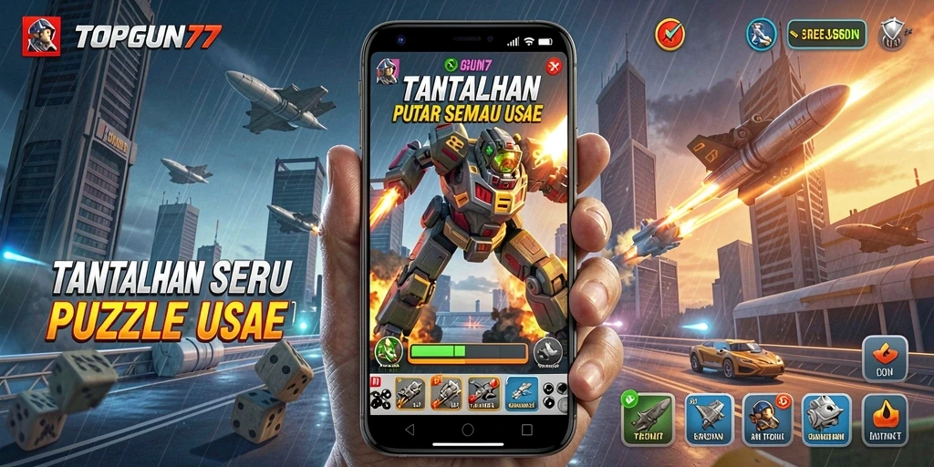 Gameplay seru dari TOPGUN77 yang menantang dan mengasyikkan.