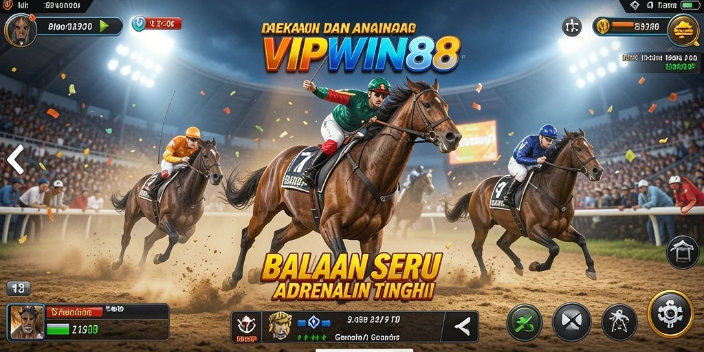 Gameplay menegangkan di VIPWIN88 dengan aksi balapan yang seru.
