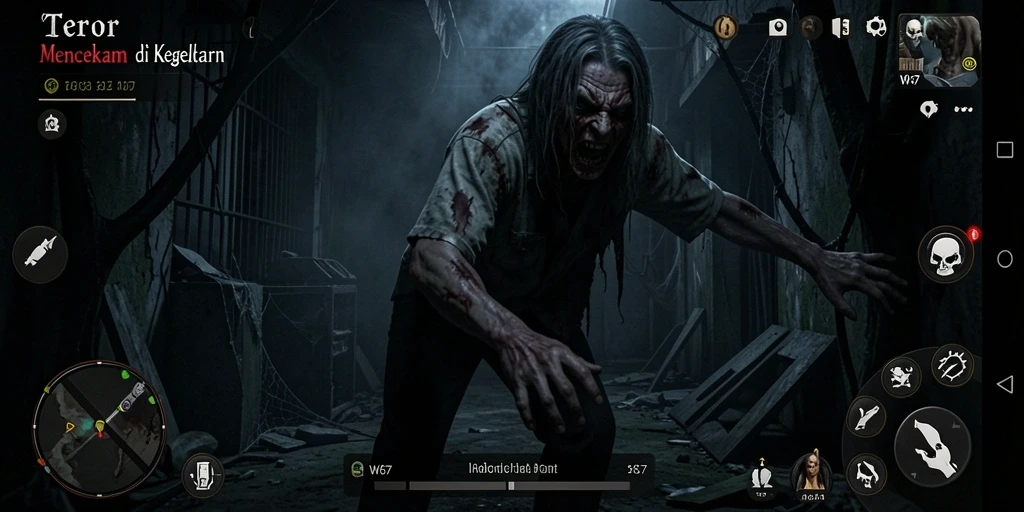 Pengalaman gameplay yang menegangkan dan mencekam dalam W67.